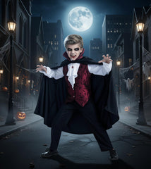 Bosvin Cape with collar for dramatic drape and movement