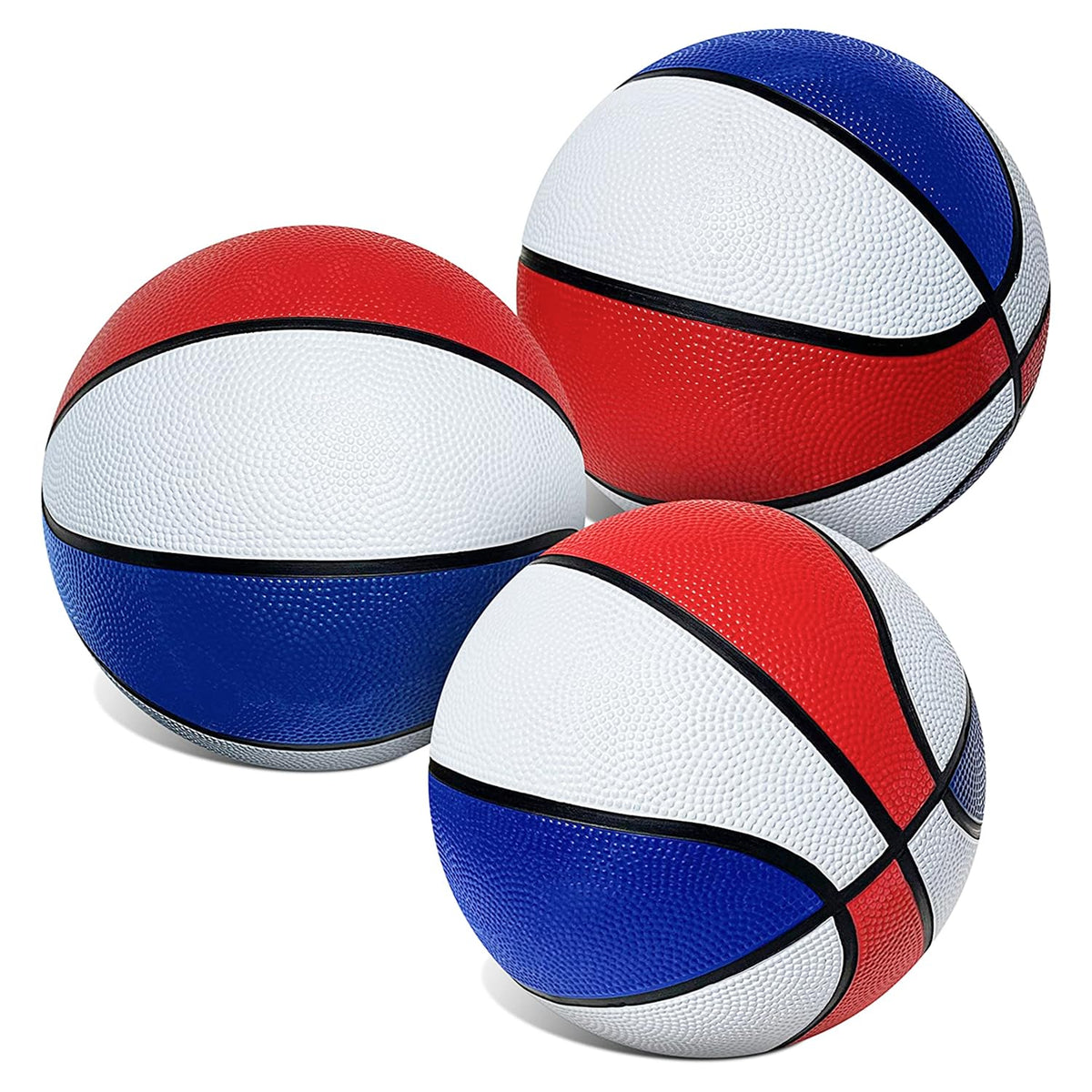 Botabee mini basketball set with 7-inch balls, ready for arcade play indoors or outdoors