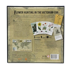 Botany board game ornate illustrations for a tactile, immersive Victorian hunting experience.