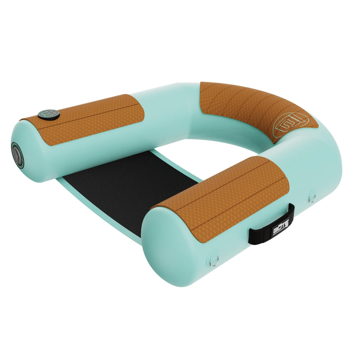 BOTE Hangout Sling Chair on water showing buoyant comfort for pool or lake lounging.