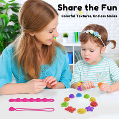Botsparty BPA-free silicone charms are soft and durable for daily use