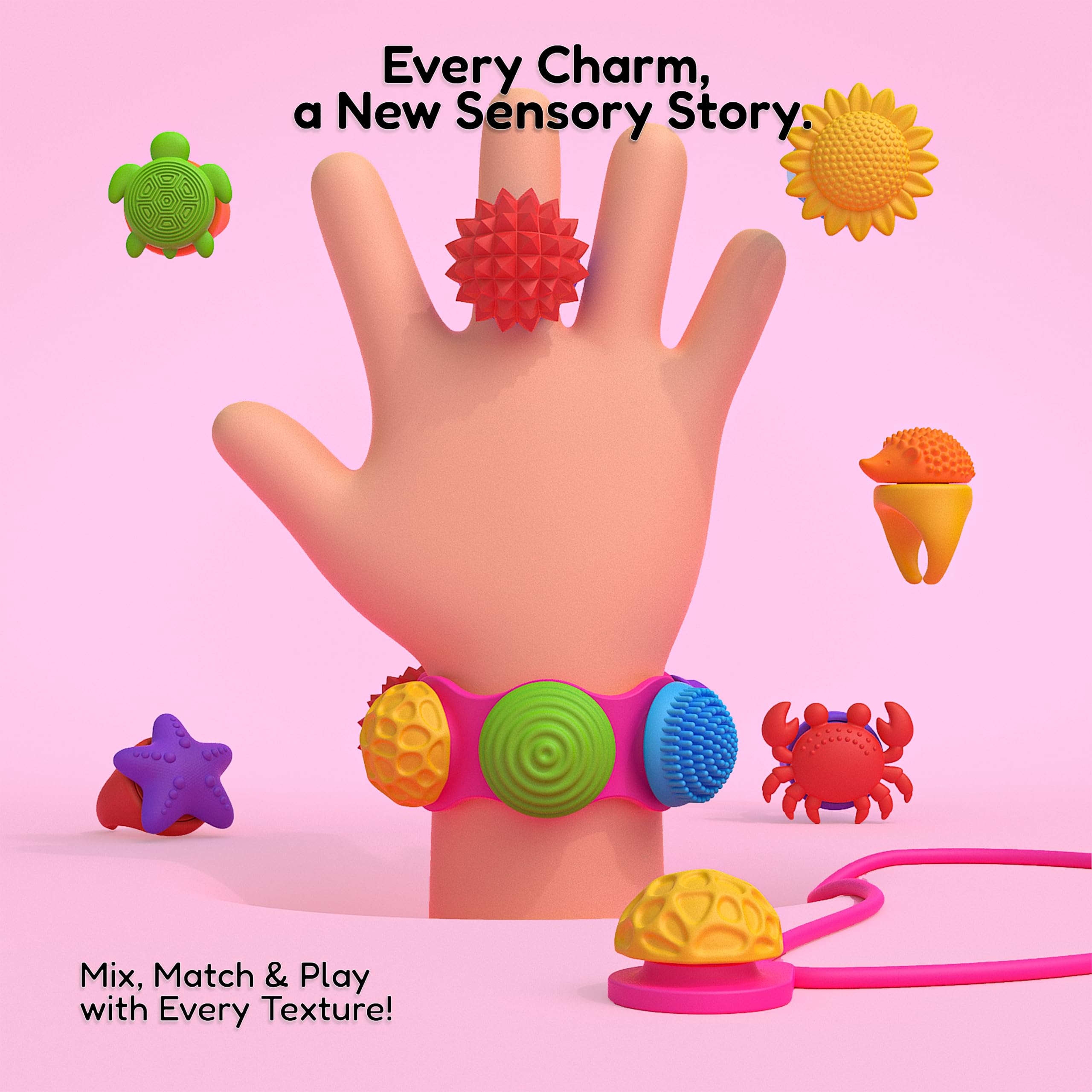 Botsparty interchangeable charms enable personalized, playful styling anywhere