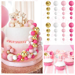 BOUBONI ball cake topper gold adds luxe metallic shine