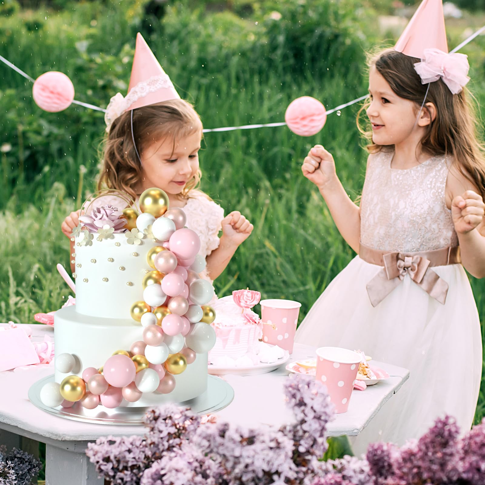 BOUBONI multi-size foam ball toppers enable flexible cake design.
