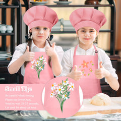 BOUBONI kids apron adjustable straps fit growing children