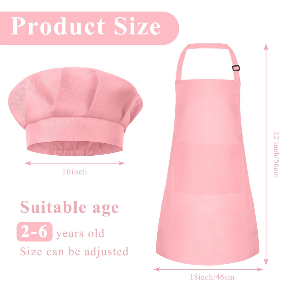 BOUBONI kids apron pink pockets close-up showing storage