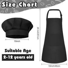 Bouiexye apron with adjustable neck strap supports growing chefs.