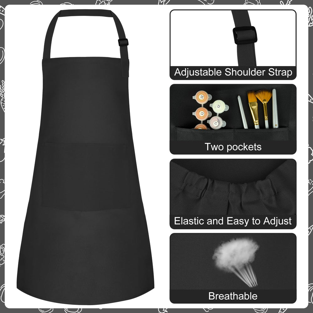 Bouiexye adjustable chef hat with elastic back fits most kids.