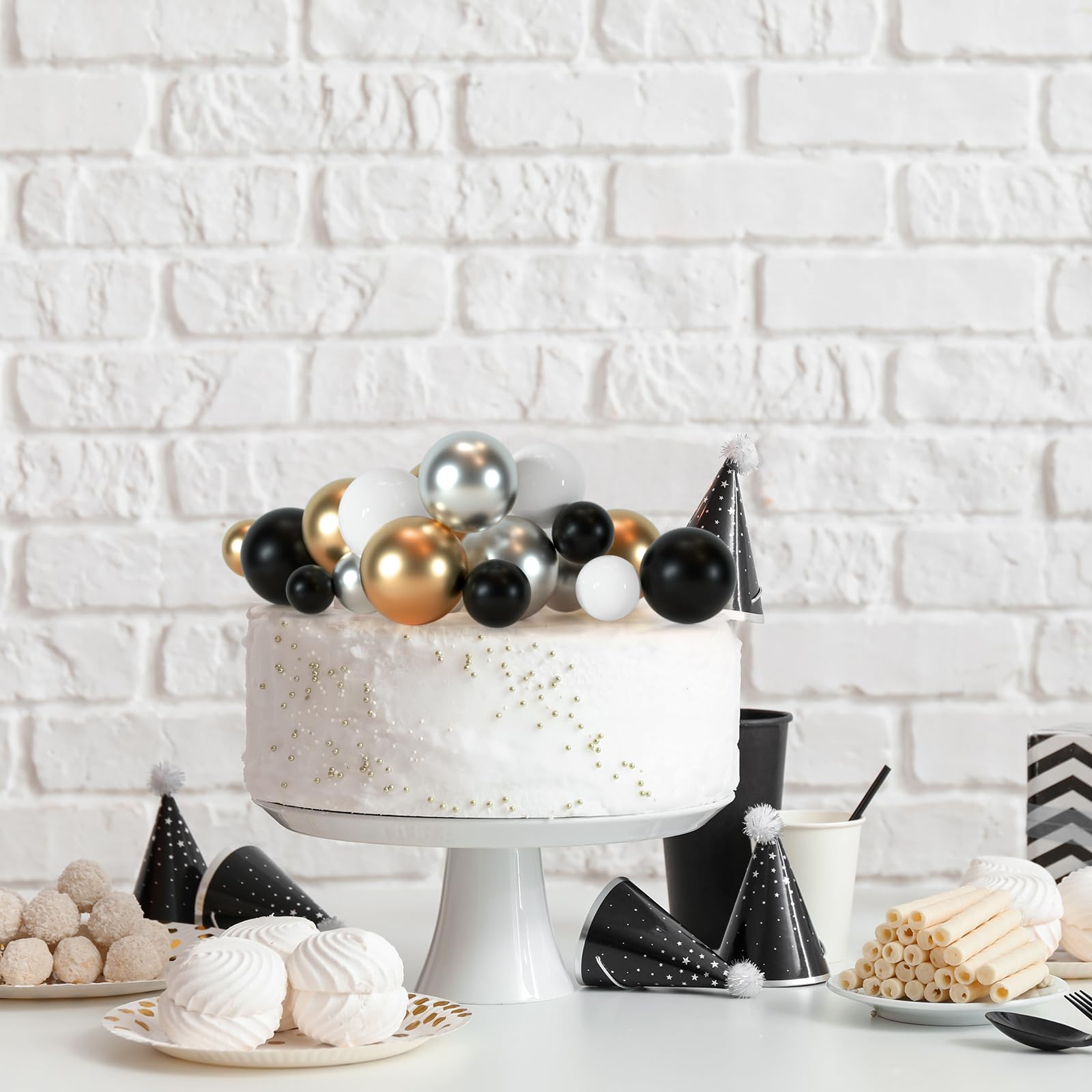 Bouiexye colorful toppers suitable for cupcakes, fruits, and desserts.