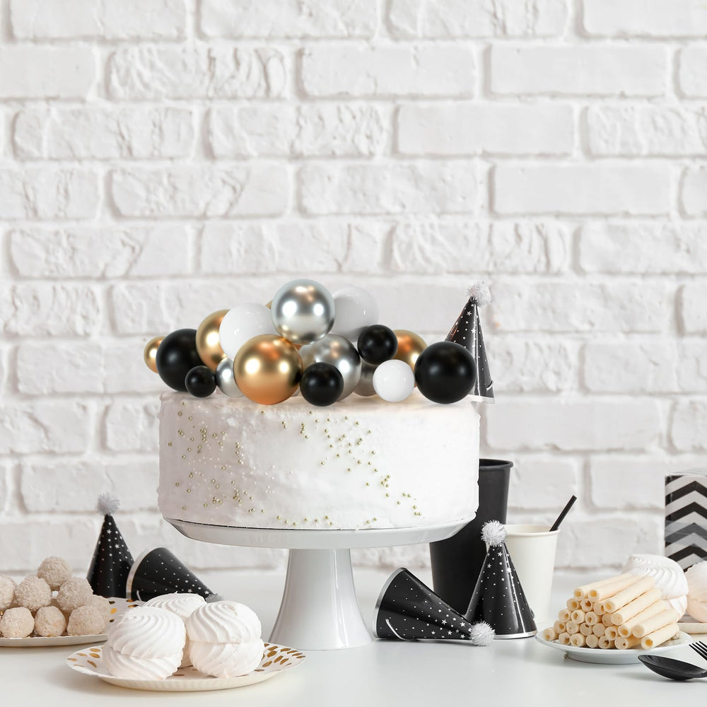 Bouiexye colorful toppers suitable for cupcakes, fruits, and desserts.