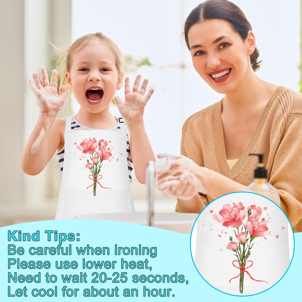 Bouiexye kids apron ideal for painting and crafts with soft touch.