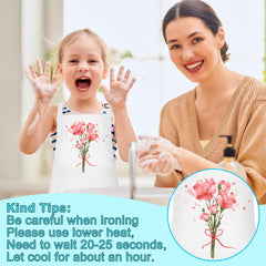 Bouiexye kids apron ideal for painting and crafts with soft touch.