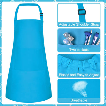 Bouiexye kids cooking and painting blue set for versatile activities.