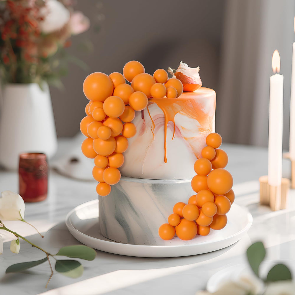 Bouiexye mini balloon cake topper adds festive flair to desserts.