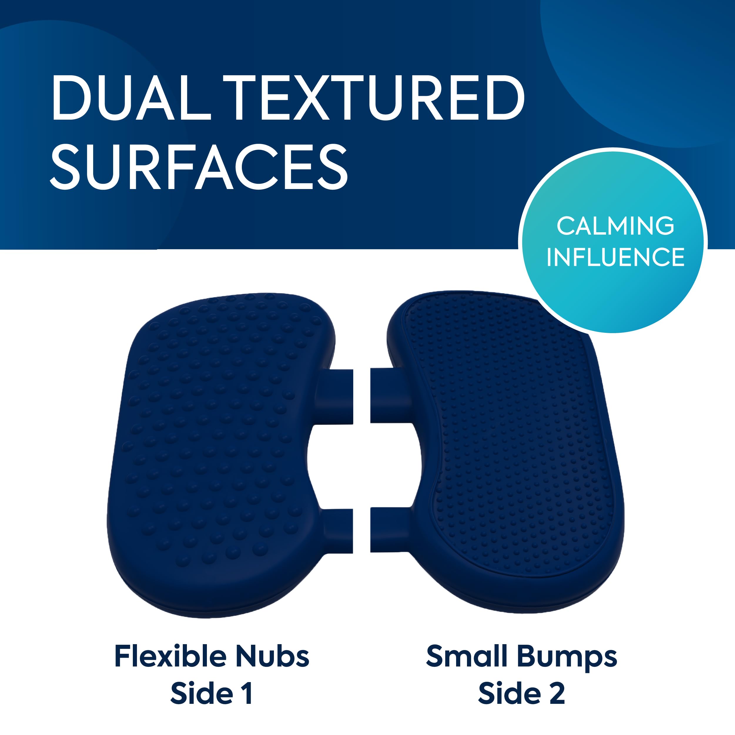 Bouncy Bands Wiggle Feet at work setup aids productivity through quiet fidgeting.