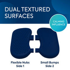 Bouncy Bands Wiggle Feet at work setup aids productivity through quiet fidgeting.