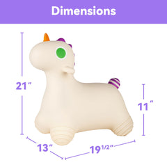 Bouncy Pals Unicorn Hopping Horse gift-package-ready for birthdays.