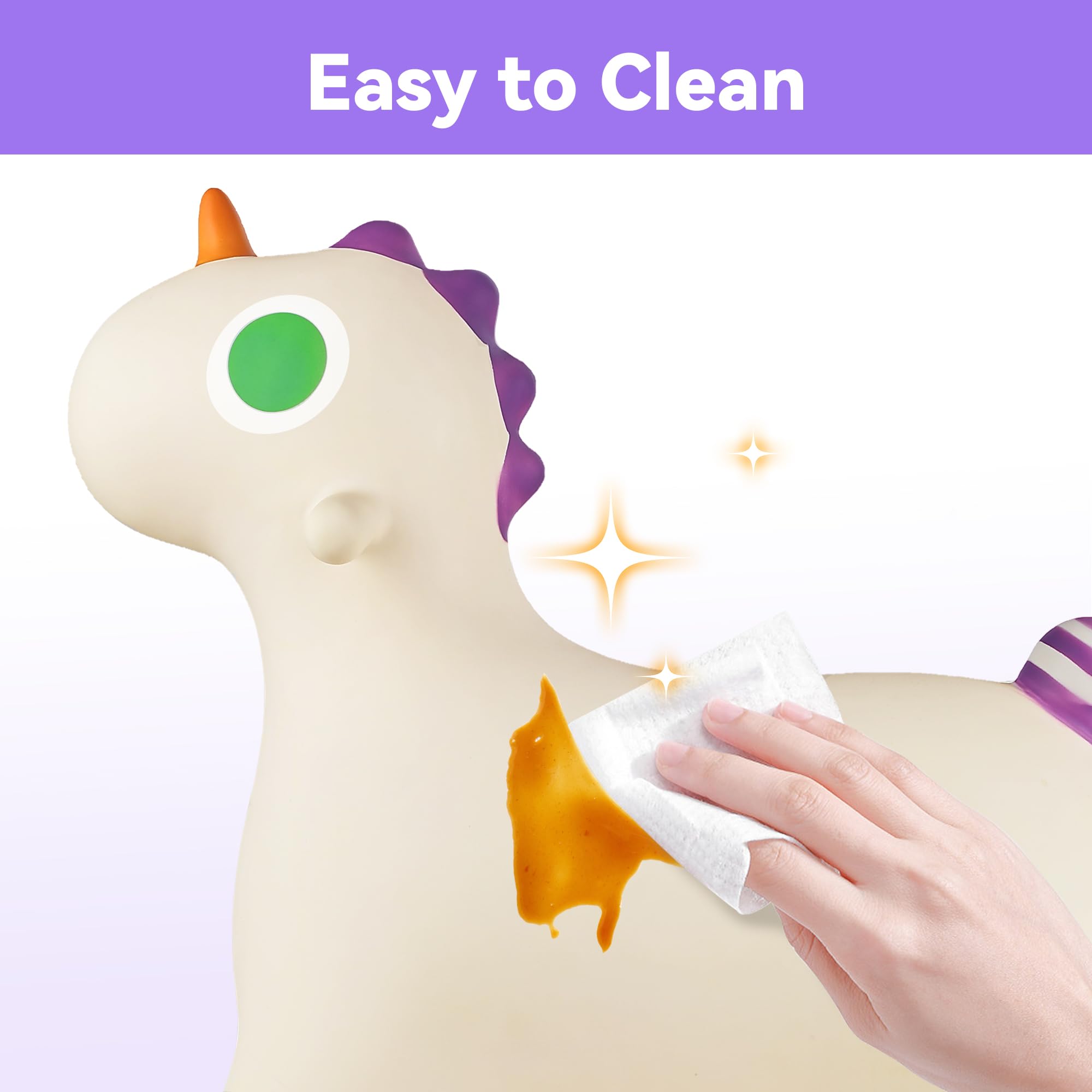 Bouncy Pals Unicorn Hopping Horse kid riding image demonstrates indoor outdoor versatility.