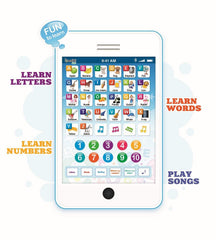 Boxiki Kids education tablet side angle emphasizes language games for kids