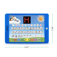 Boxiki Kids tablet battery area and control buttons for easy setup