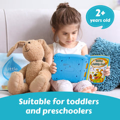 Boxiki Kids Talking Activity Book sounds-melodies provide interactive auditory feedback for learning.
