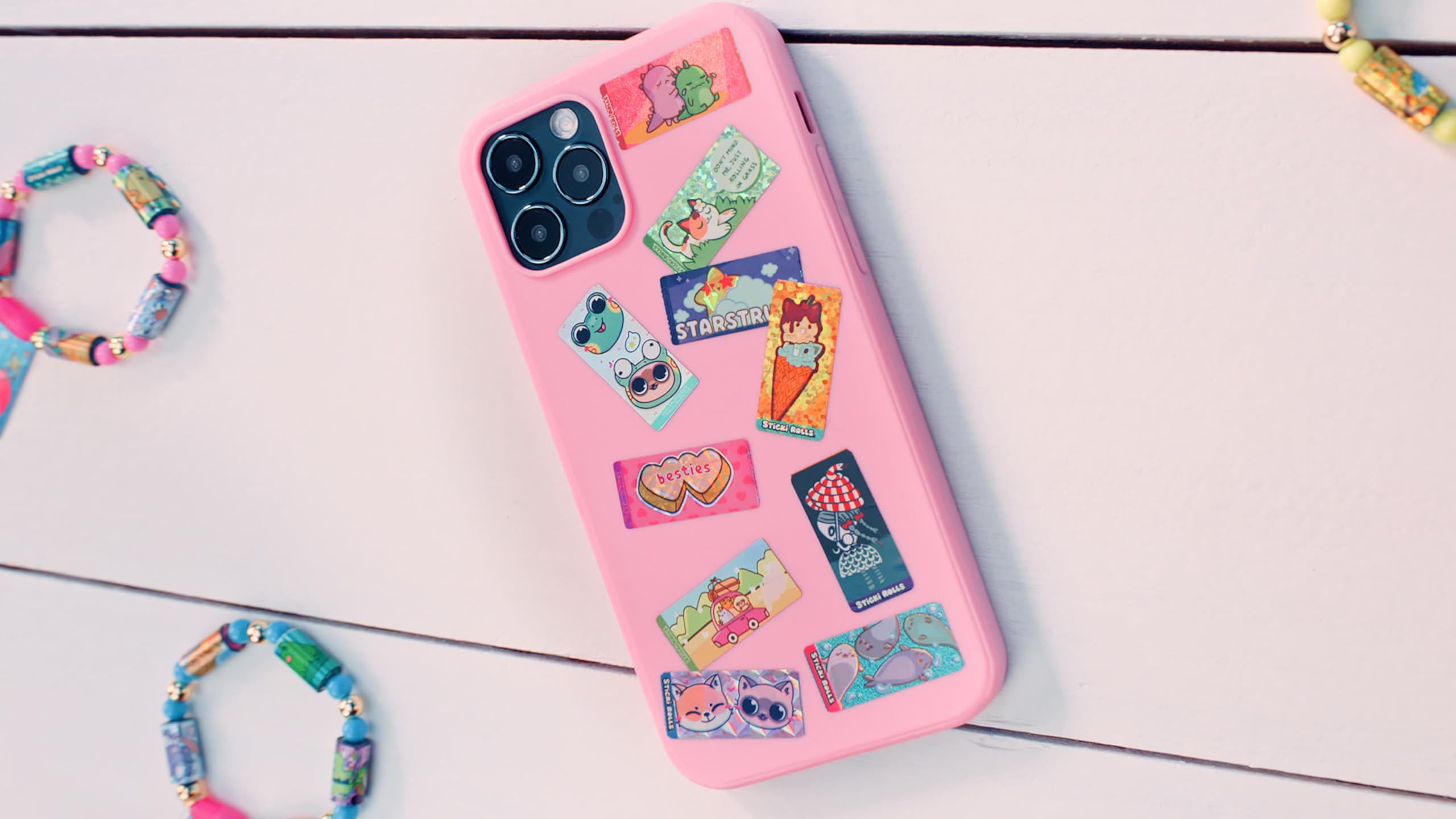 BoxLunch Sticki Rolls easy-to-use sticker that unrolls simply.