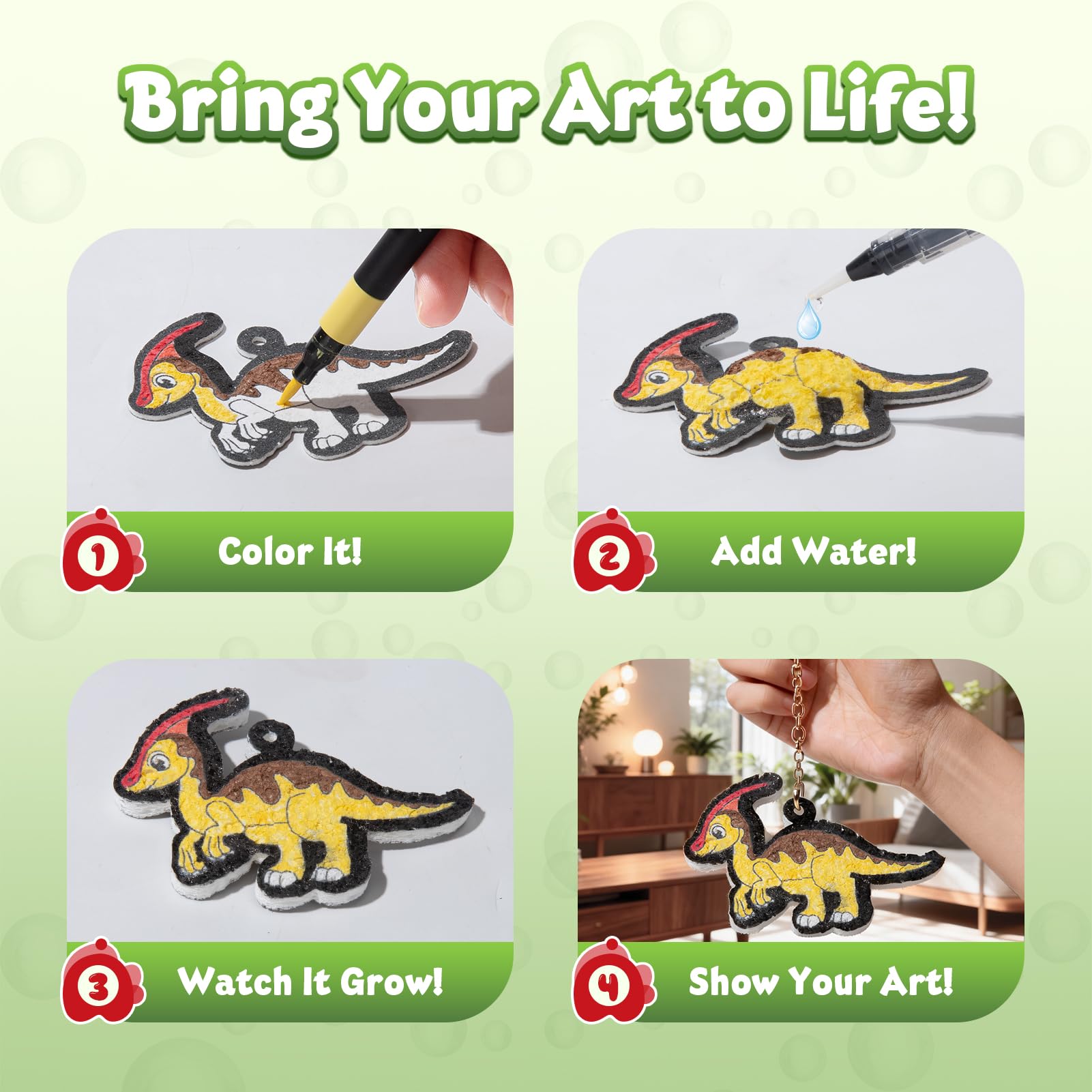 BoxNoble 3D art double-sided printing, adds depth to kid-friendly drawings
