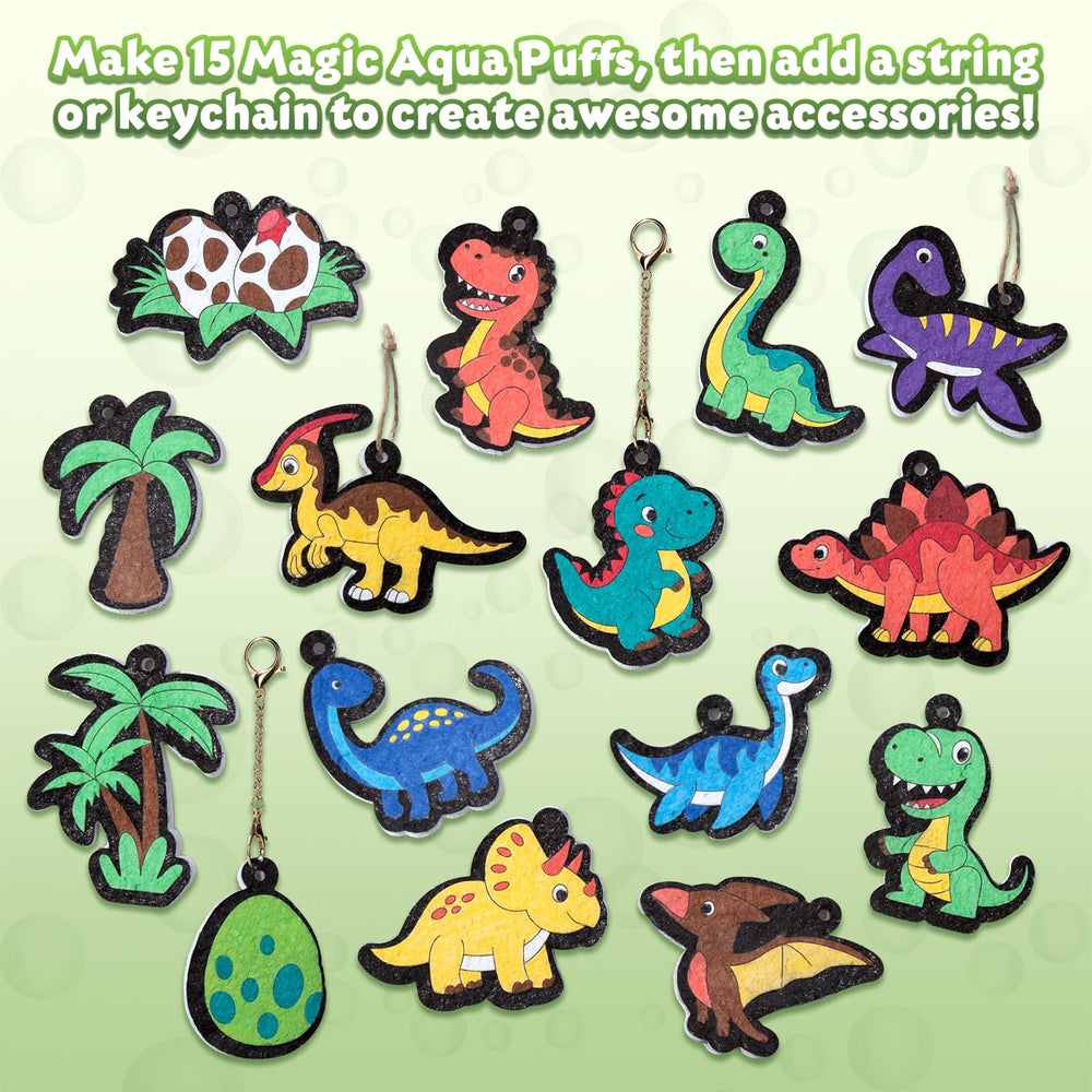 BoxNoble Aqua Puffs dry to keychains or backpack charms