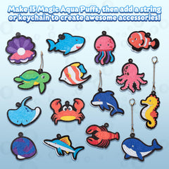 BoxNoble Magic Aqua Puffs Dynamic 3D Patterns: versatile display options