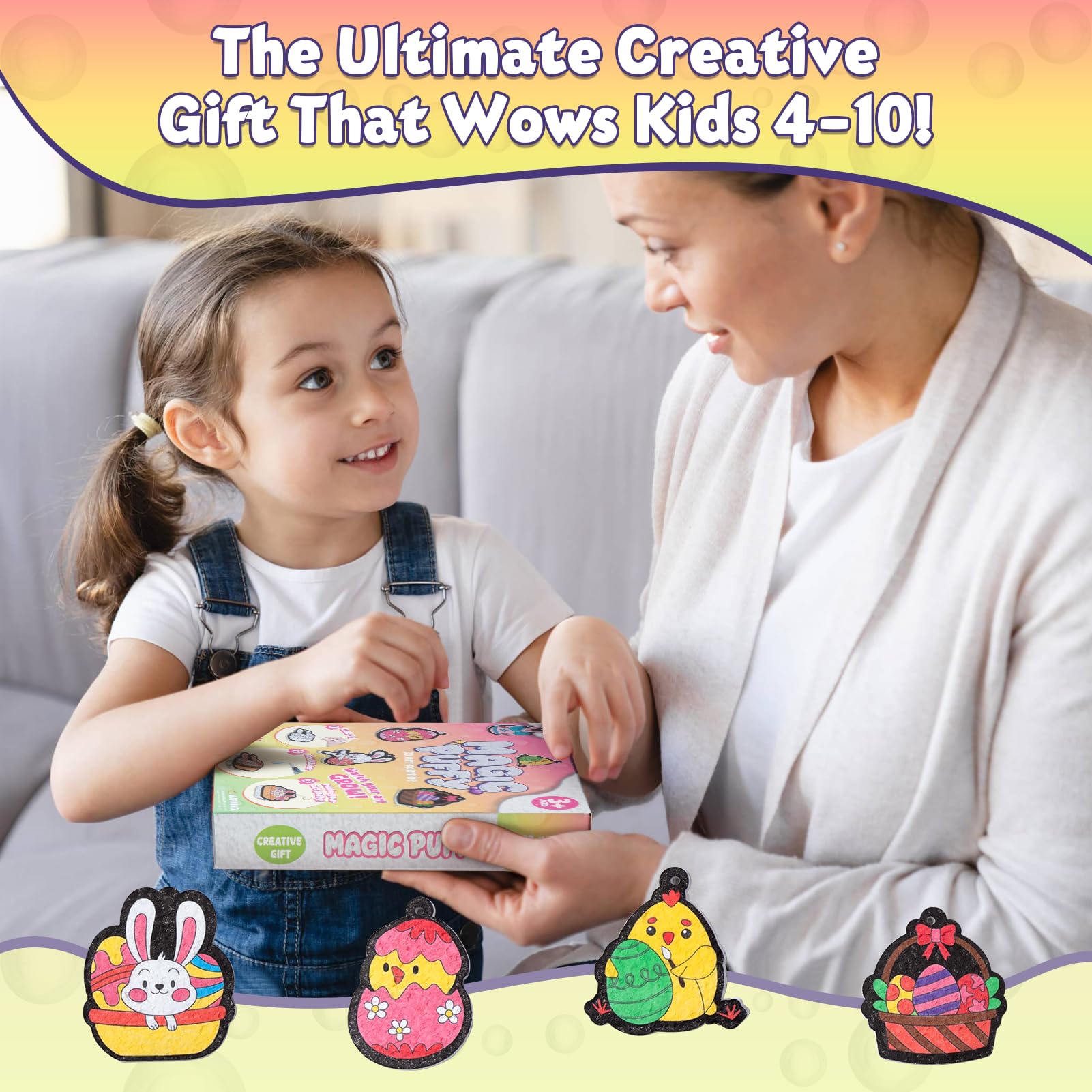 BoxNoble Aqua Puffs perfect for home, school, and playdates.