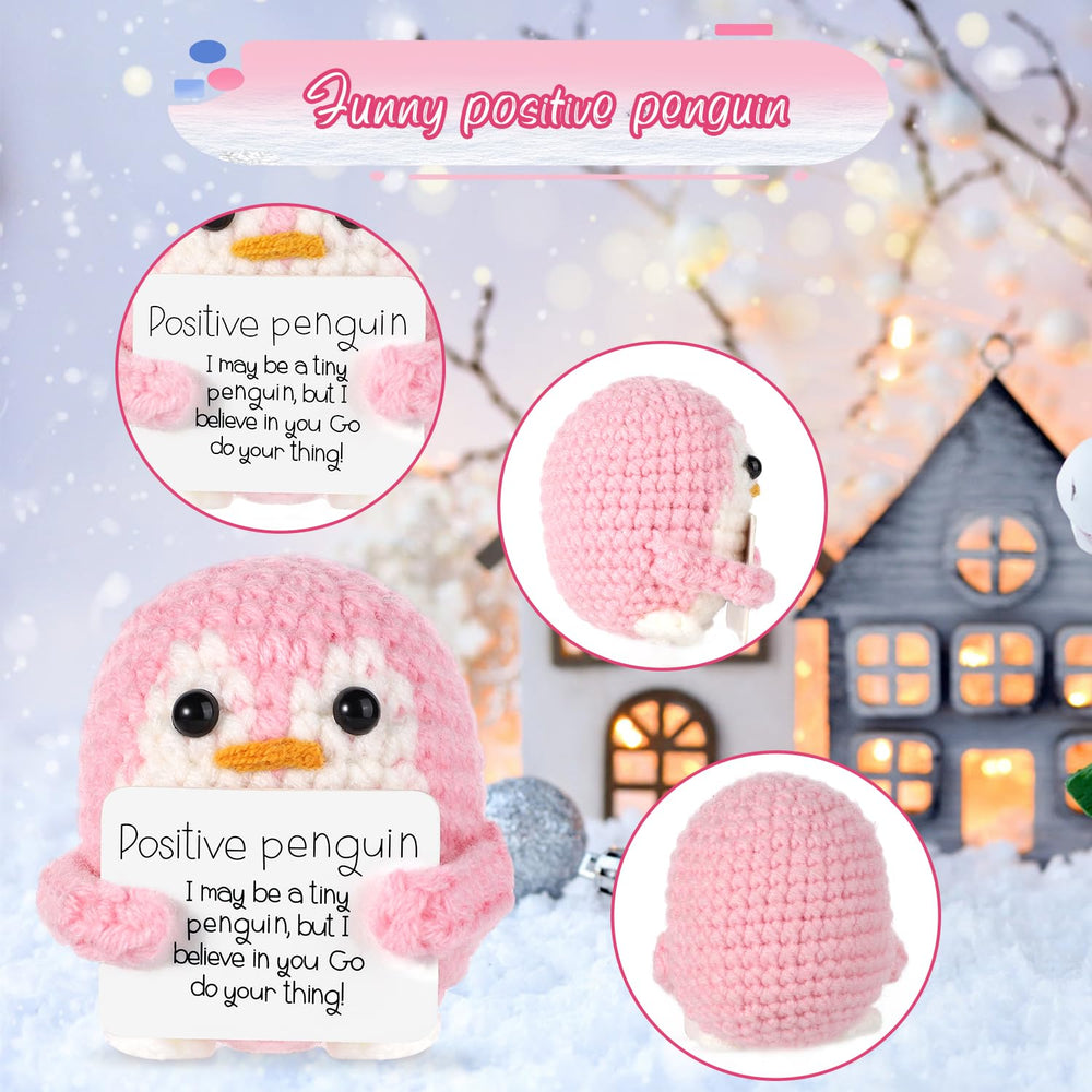 BOXOB Positive Penguin Doll features a warm smile and stitched details.