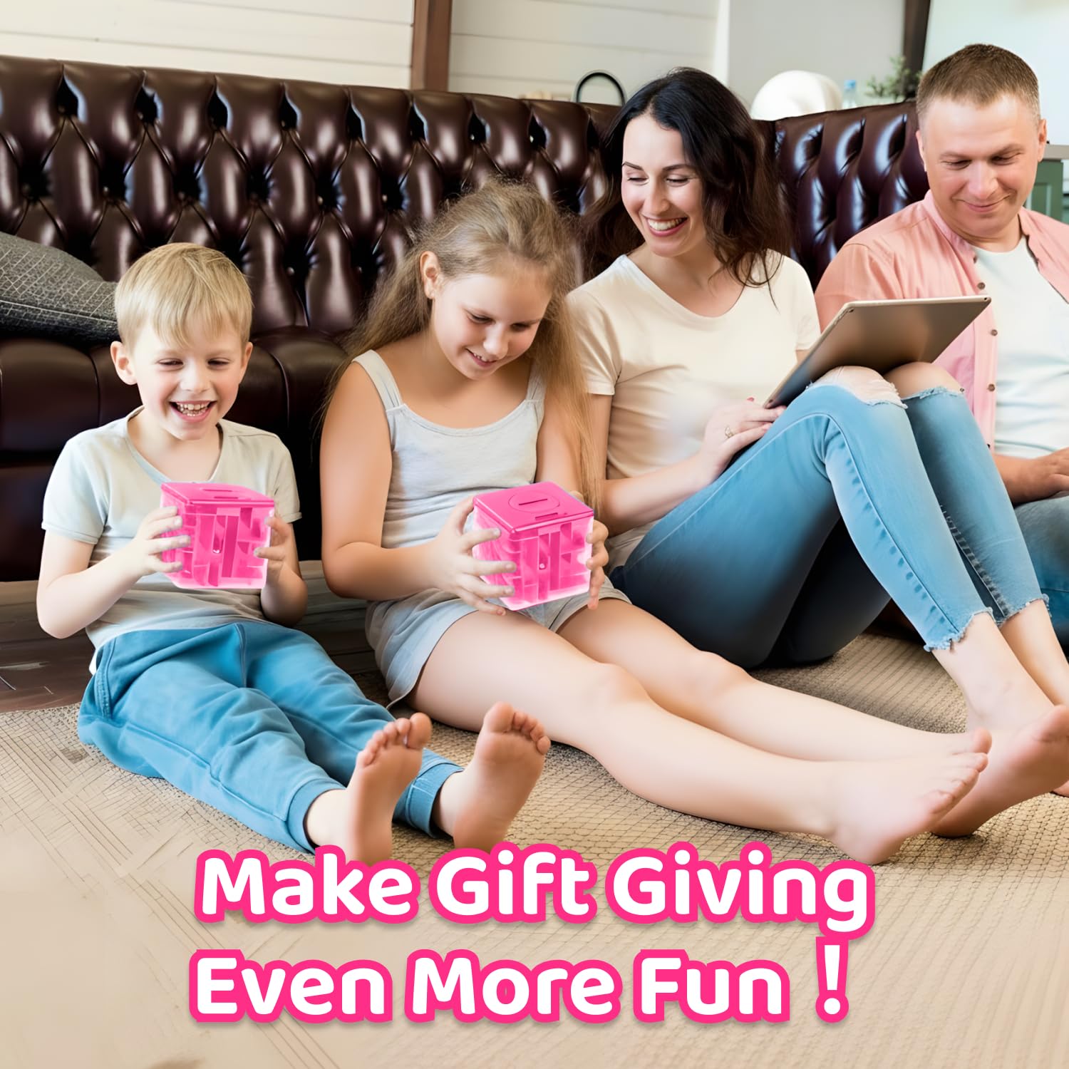 Boxveria Pink Money Gift box compact, perfect for Christmas stockings.