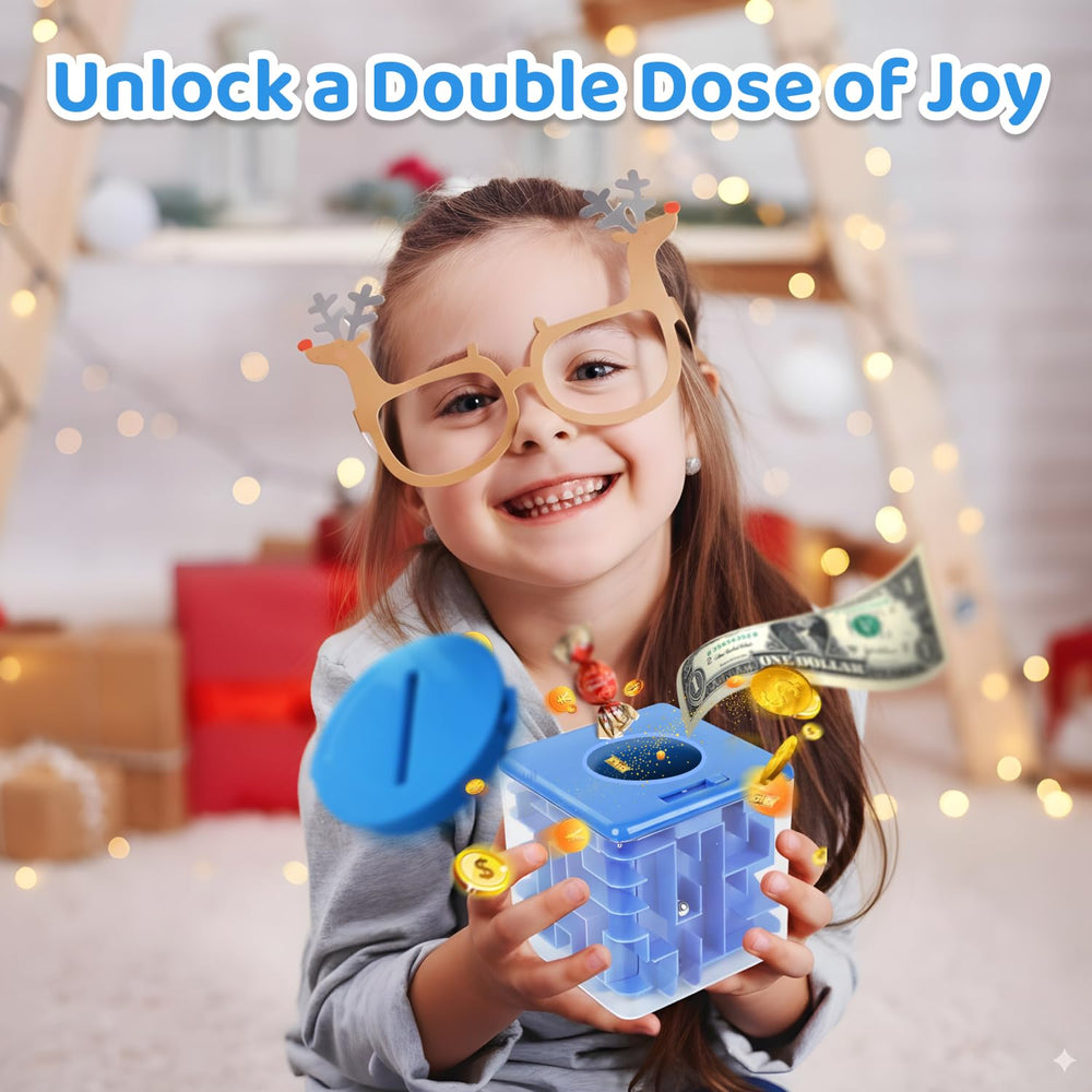 Boxveria Money Maze Box interior maze invites a challenging, engaging activity for all ages.