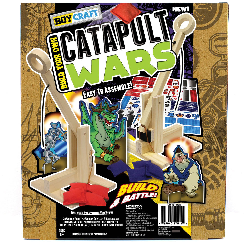 Boy Craft Catapult Wars two-player battle setup for group fun.