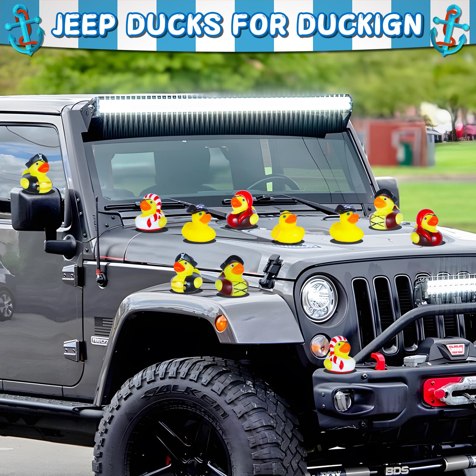 BOZILY pirate ducks perfect as party favors and gifts.