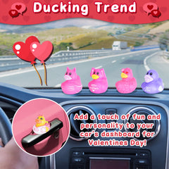 BOZILY valentines ducks with gift tags for easy goodie bags.