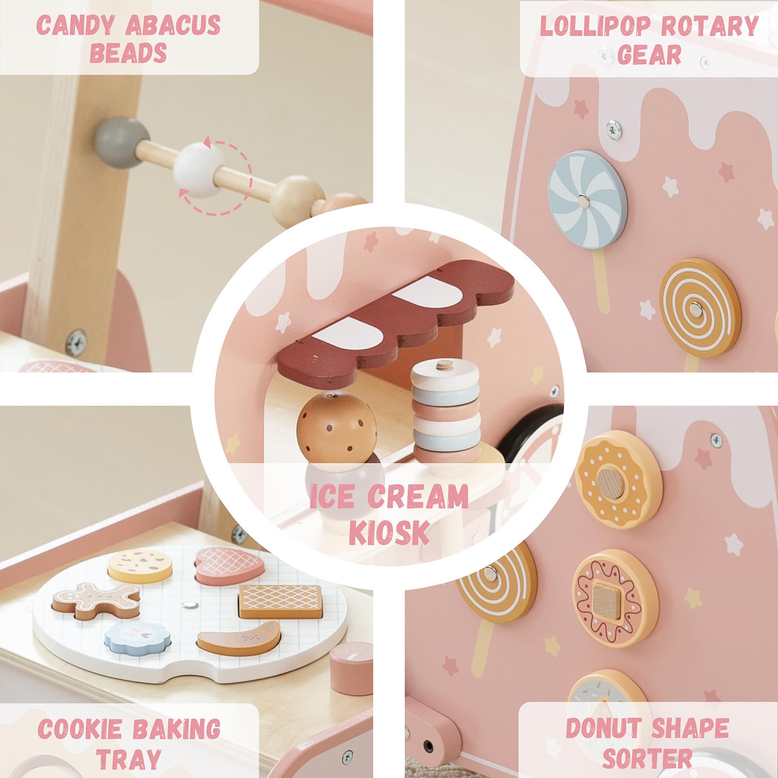 BpmfKid DIY ice cream station inspires creative role play.