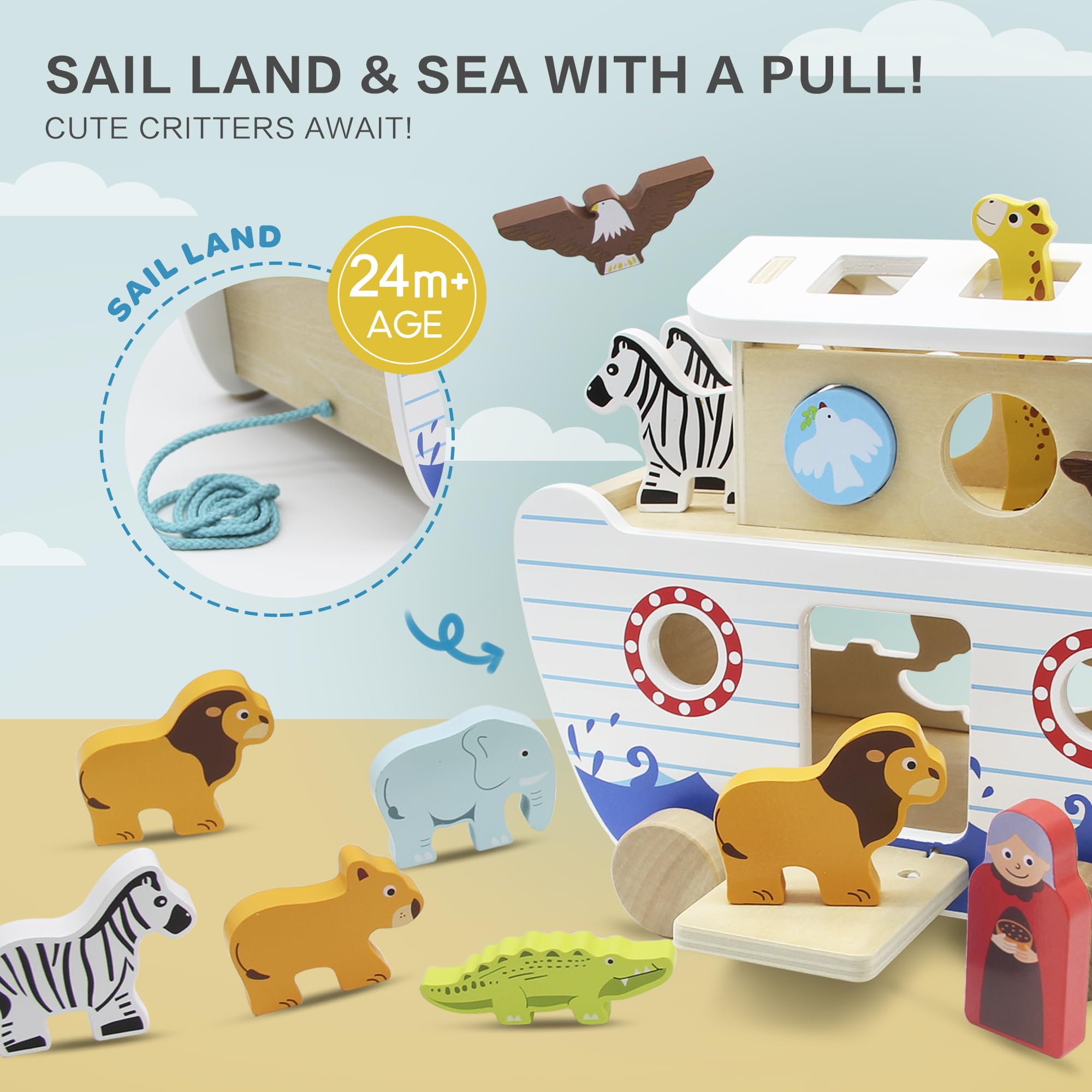 bpmfkid Noah's Ark origami papers invite kids to craft animals and boats.
