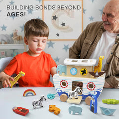 bpmfkid Noah's Ark tow rope wheels enable active, guided adventures.