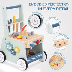 bpmfkid rubber-ring wheels ensure smooth movement and floor protection.