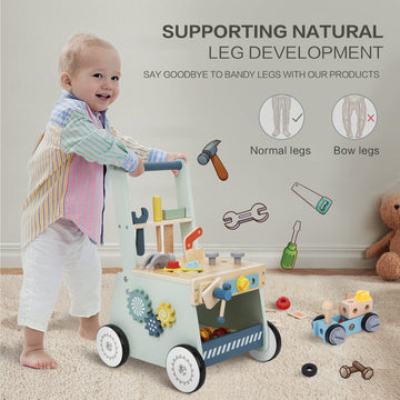 bpmfkid tool toy set on walker boosts fine motor skills during play.