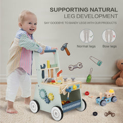 bpmfkid tool toy set on walker boosts fine motor skills during play.