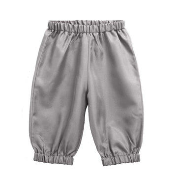 BPURB Boys Colonial Costume knicker pants grey – front view shows classic colonial silhouette