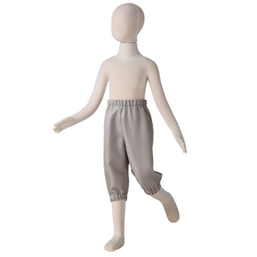 BPURB Boys Colonial Costume knicker pants grey – versatile look for pilgrim, pirate, or renaissance roles