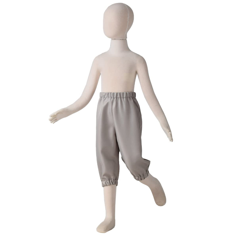 BPURB Boys Colonial Costume knicker pants grey – versatile look for pilgrim, pirate, or renaissance roles
