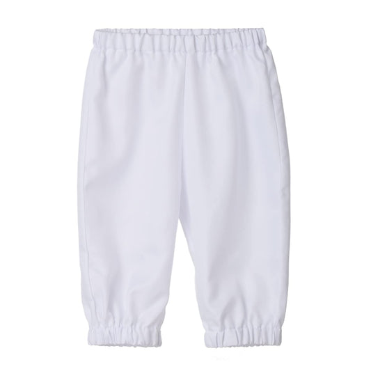 BPURB Boys Colonial Costume white knicker pants, front view, comfortable for theater