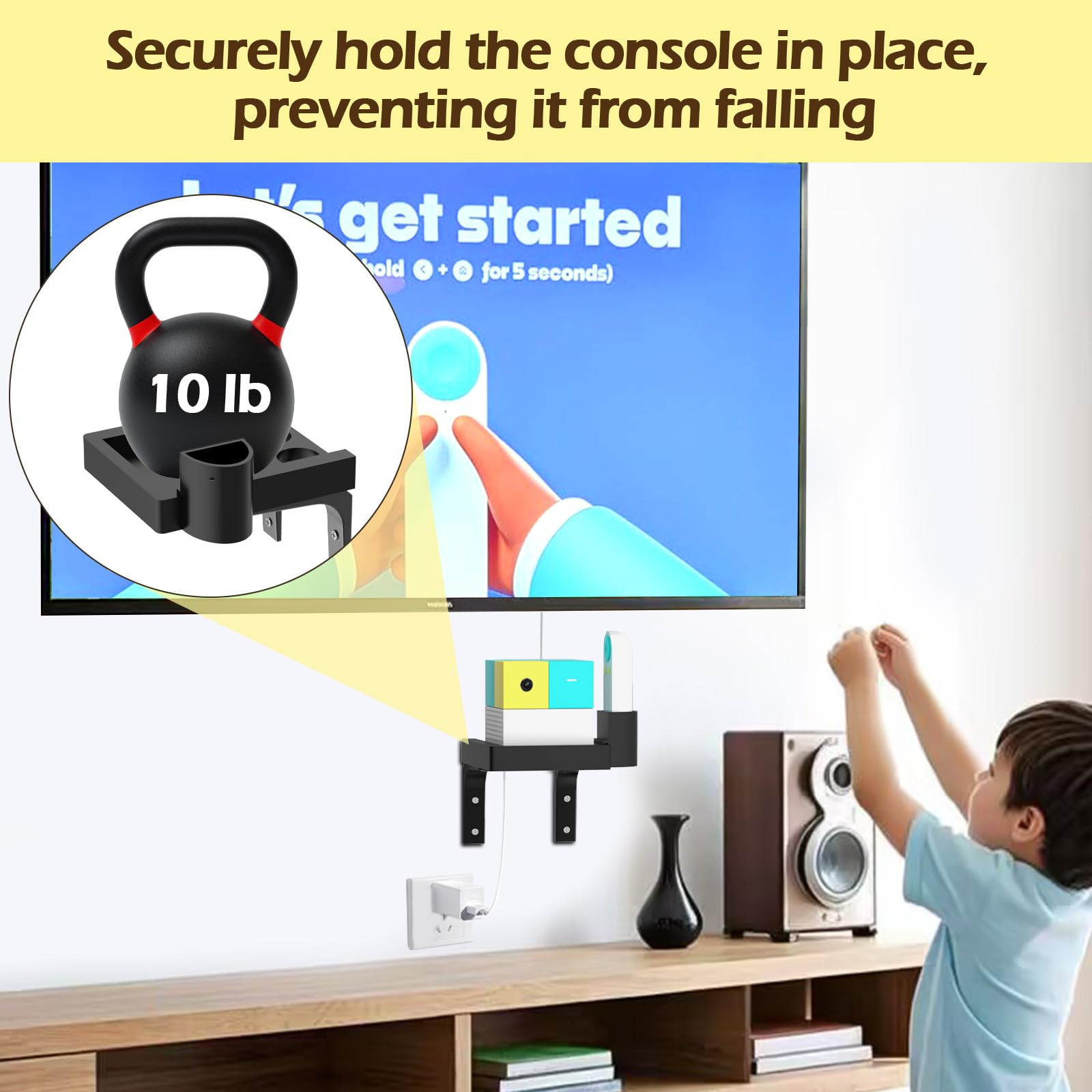 BQDQYBS rear cable management holes simplify routing to outlets.