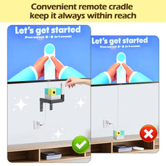 BQDQYBS safe-under-TV placement protects kids and devices.