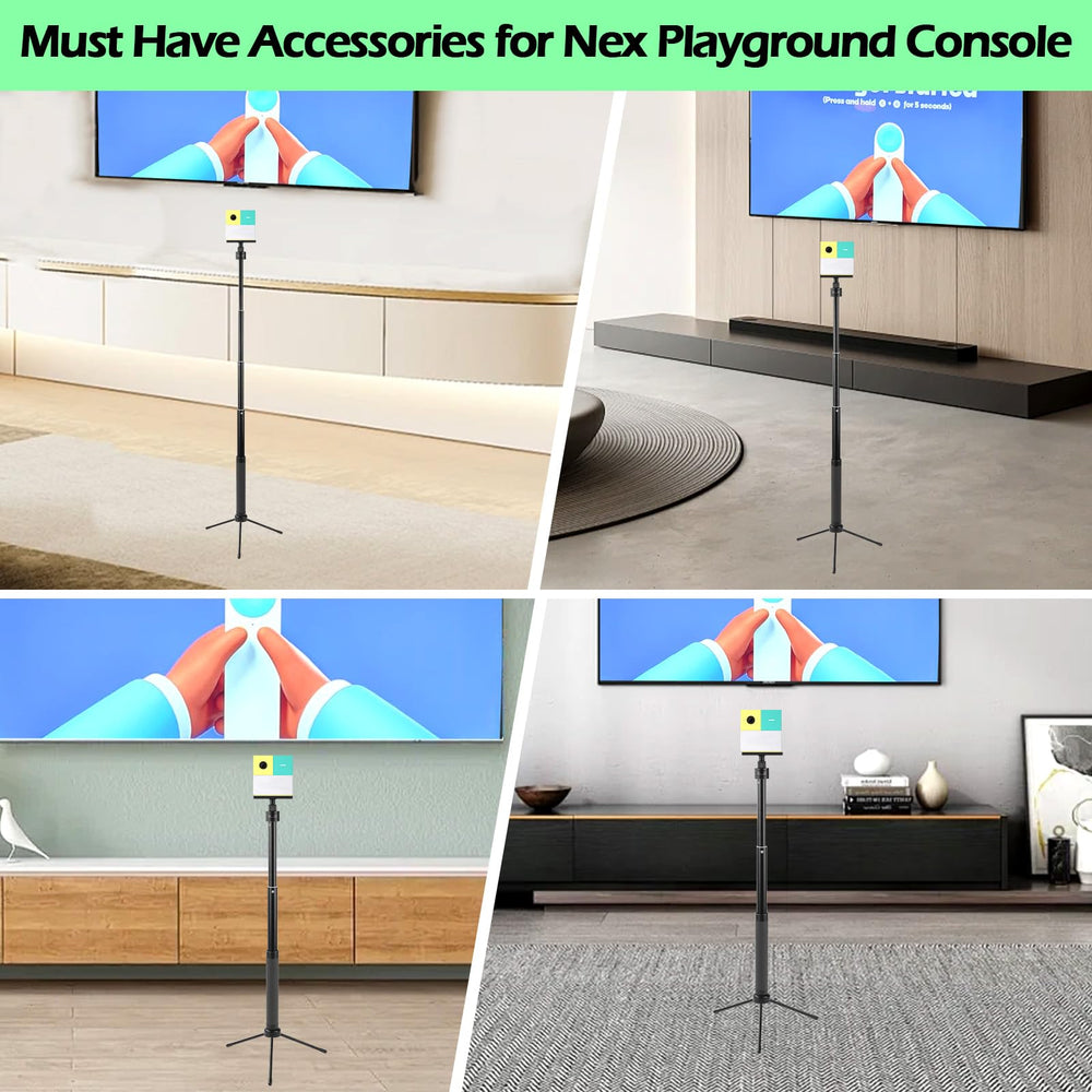 BQDQYBS Tripod Stand features a secure locking mechanism to keep the height steady.