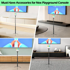 BQDQYBS Tripod Stand features a secure locking mechanism to keep the height steady.